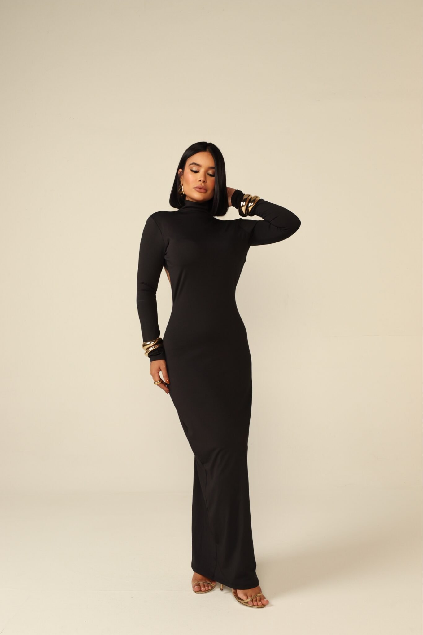 Morena Brazil - Vestido Modelador Gola Alta