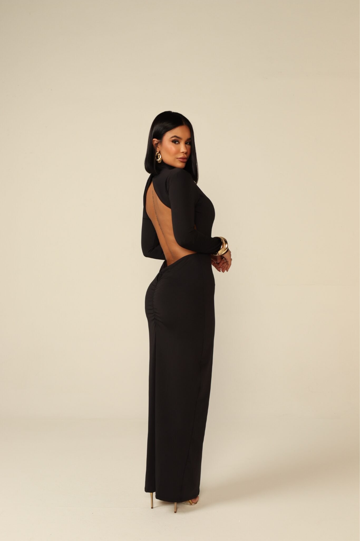 Morena Brazil - Vestido Modelador Gola Alta